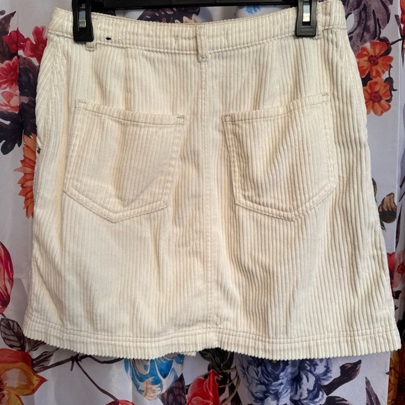 Abercrombie & Fitch Front Button Down Corduroy Skirt - Picture 2 of 6